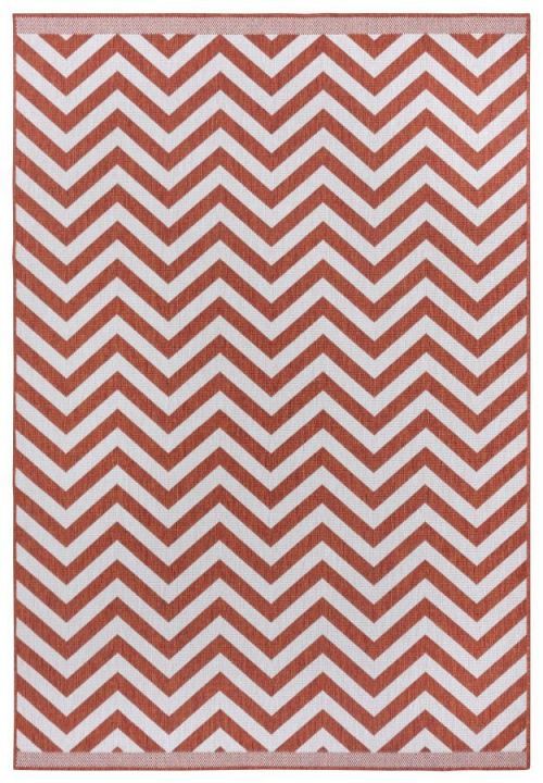 NORTHRUGS - Hanse Home koberce Kusový koberec Twin Supreme 105470 Palma Cayenne - 80x250 cm Bílá