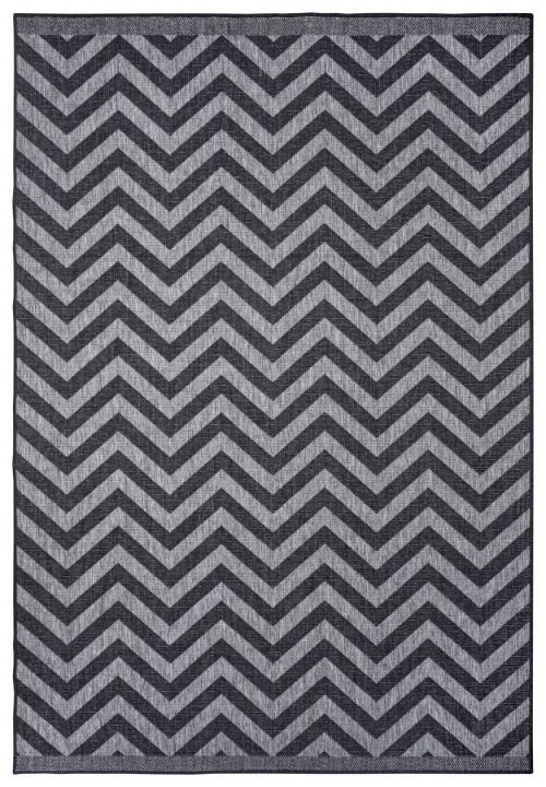 NORTHRUGS - Hanse Home koberce Kusový koberec Twin Supreme 105472 Palma Night Silver - 120x170 cm Šedá