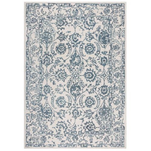 Flair Rugs koberce Kusový koberec Wool Loop Yasmin Ivory/Blue - 120x170 cm Bílá