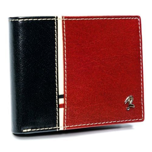 Rovicky Pánská kožená peněženka zabezpečena technologií RFID Veszto černá, červená univerzální