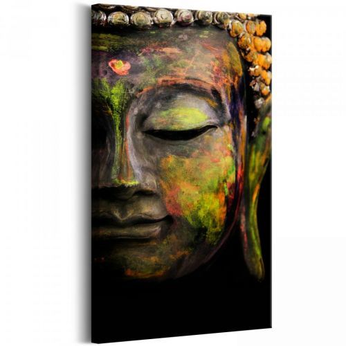 Bimago Obraz Buddhova tvář 40 cm x 80 cm