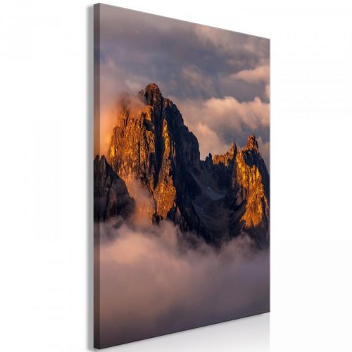 Bimago Obraz Hory v oblacích 1 kus 40 cm x 60 cm