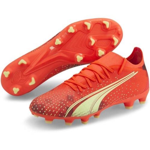 Puma ULTRA MATCH FG/AG Pánské kopačky, červená, velikost 44.5