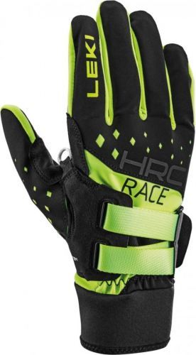 Leki HRC Race Shark - black/neon yellow 6.5