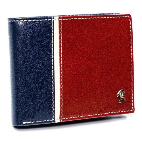 Rovicky Pánská kožená peněženka zabezpečena technologií RFID Veszto červená, modrá tmavá univerzální