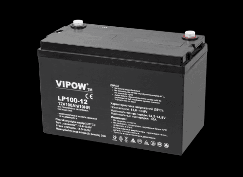 Gelová baterie VIPOW 12V 100Ah