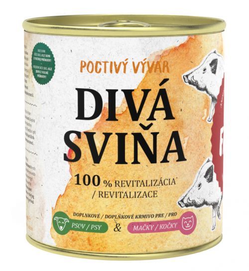 Pet Farm Family Divá sviňa - vývar pro psy i kočky 270 ml