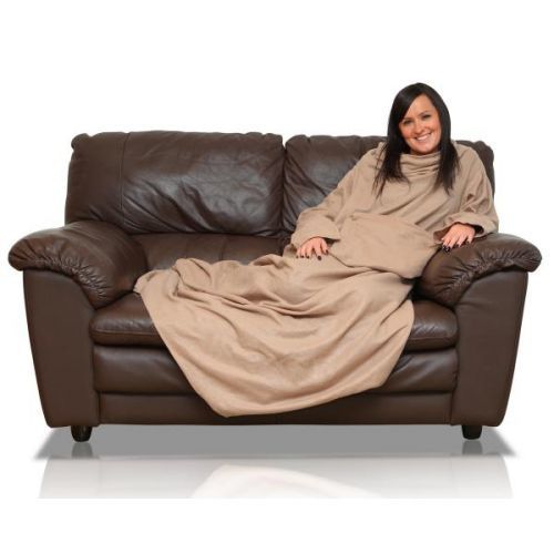 Deka s rukávy Snuggie - béžová