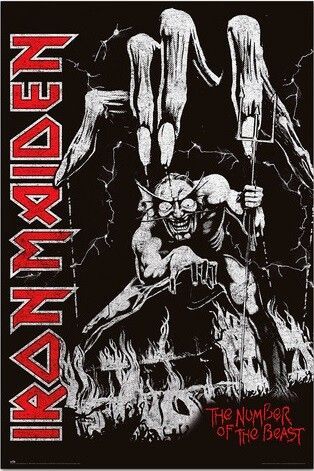 GRUPO ERIK Plakát, Obraz - Iron Maiden - Number of Beast, (61 x 91.5 cm)