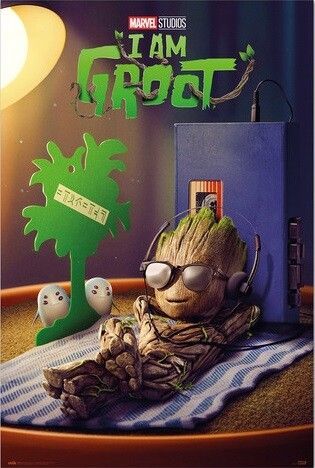 GRUPO ERIK Plakát, Obraz - Marvel: I am Groot - Get Your Groot On, (61 x 91.5 cm)