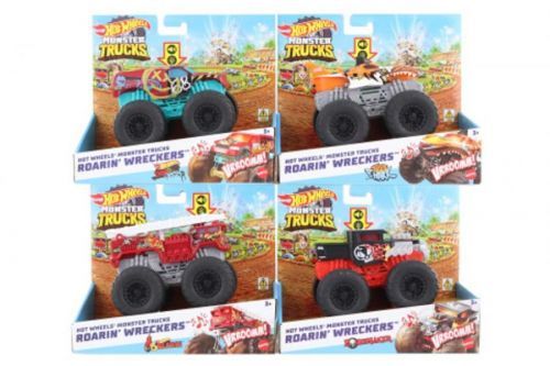 Hot Wheels Monster trucks svítící a rámusící vrak HDX60 TV