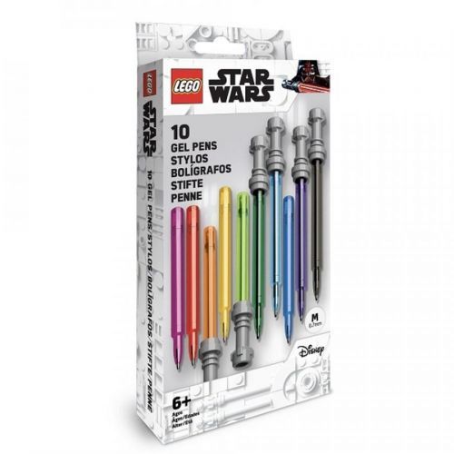 LEGO Stationery LEGO Star Wars Set Gelových per, světelný meč - 10 ks