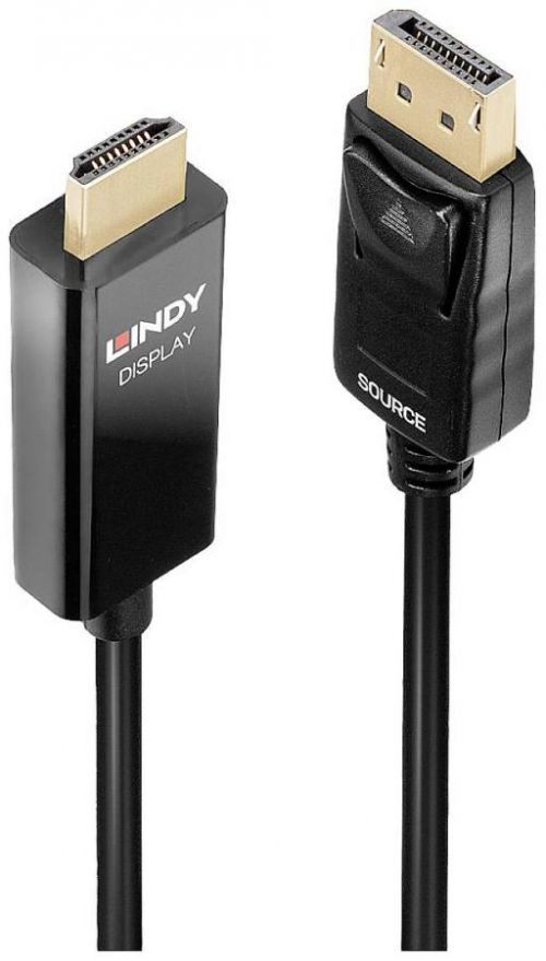 LINDY  kabel Konektor DisplayPort, Zástrčka HDMI-A 2 m černá 40926  Kabel DisplayPort