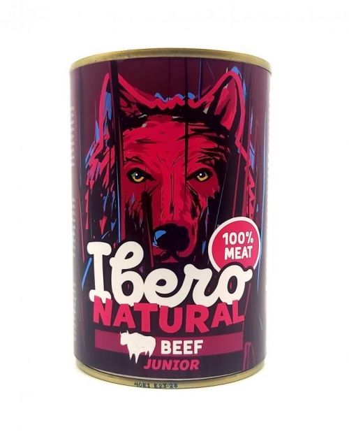 Ibero NATURAL dog konz.    JUNIOR  beef - 400g