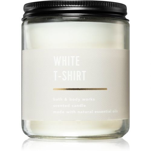 Bath & Body Works White T-shirt vonná svíčka 198 g