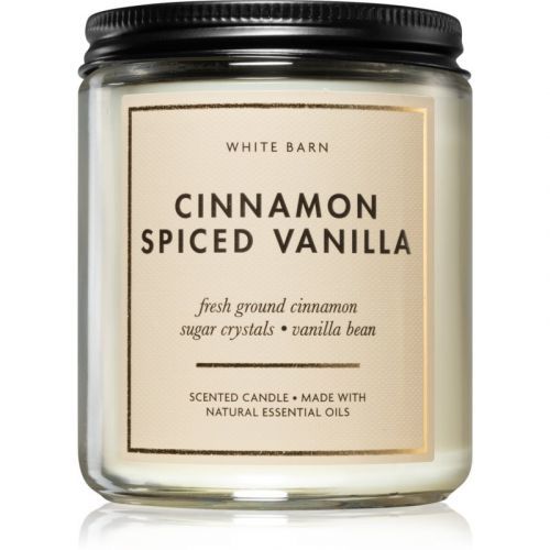 Bath & Body Works Cinnamon Spiced Vanilla vonná svíčka II. 198 g