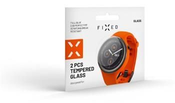 Ochranné tvrzené sklo FIXED pro smartwatch Samsung Galaxy Watch 5 40mm, Galaxy Watch4 40mm, 2 ks v balení, čiré