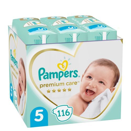 Pampers Premium Care Velikost 5 Plenky (11-16kg) 116 ks