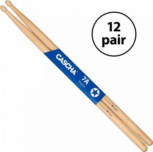 Cascha Drumsticks Pack 7A Maple - 12 Pair Bubenické paličky