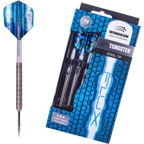 Windson FLUX 21 G TUNGSTEN SET Wolframový set šipek s ocelovými hroty, stříbrná, velikost os