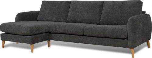 Tmavě šedá rohová pohovka (levý roh) Marvel - Scandic