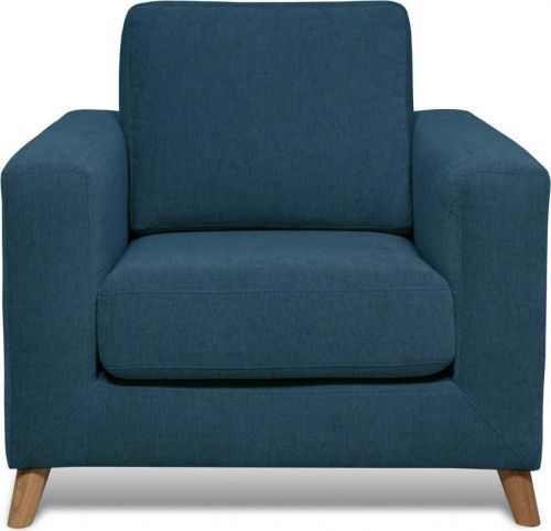 Tmavě modré křeslo Faria - Scandic