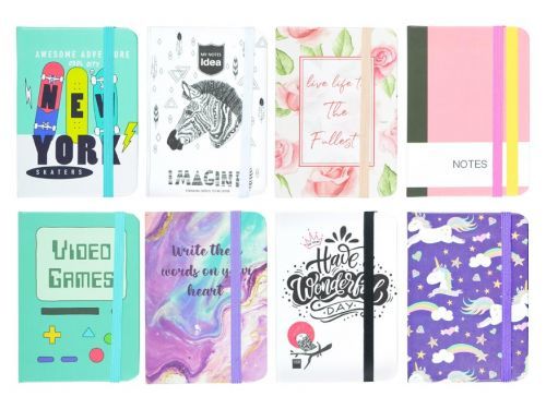 MFP 7501373 Blok s gumkou A7 80 listů mix č.5 linka