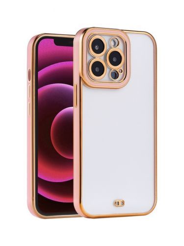 Kryt TopQ iPhone 13 Pro Max Angel Eyes růžový 71677