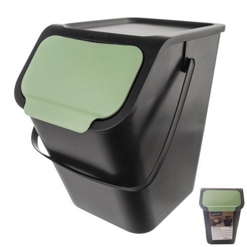 Odpadkový koš BIN, 25 l zelený