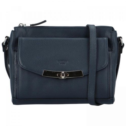 Kožená dámská crossbody Malone Katana, tmavě modrá