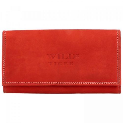 Dámská kožená peněženka Wild, jasně červená