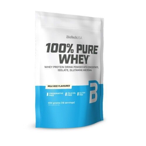 BioTech 100% Pure Whey 454g mléčná rýže