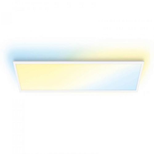 Philips WiZ LED stropní světlo panel, obdélníkové, bílá, Pracovna / kancelář, plast, 36W, P: 119.5 cm, L: 29.5 cm, K: 4cm