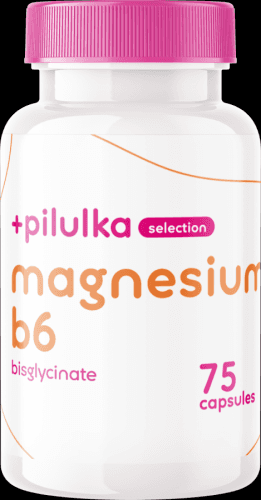 Pilulka Selection Magnesium bisglycinát + B6 75 kapslí