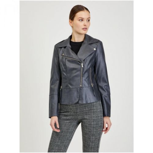 Černá dámská koženková bunda ORSAY - Dámské