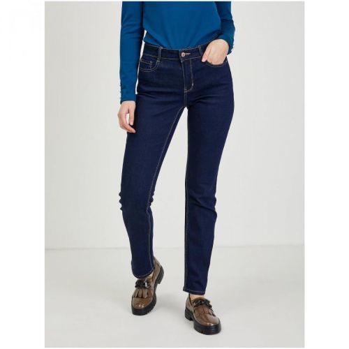Tmavě modré dámské straight fit džíny ORSAY - Dámské
