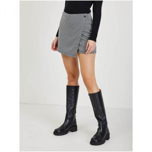 Černá dámská vzorovaná sukně/kraťasy ORSAY - Dámské