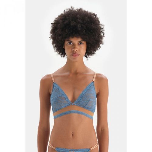 Dagi Crop Top - Blue