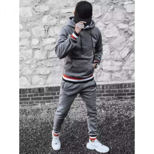 Dark gray men's tracksuit Dstreet AX0660