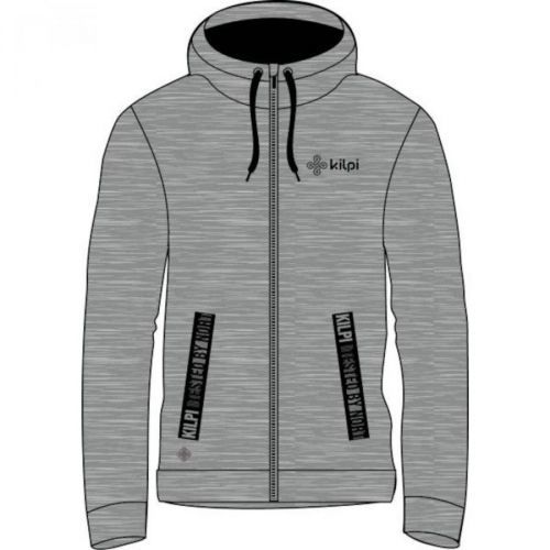 Kilpi LEINES-M light gray men's sweatshirt