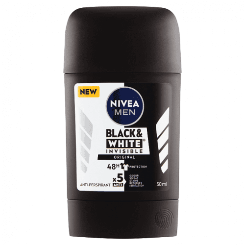 Nivea Men Black & White Invisible Original Tuhý antiperspirant 50ml