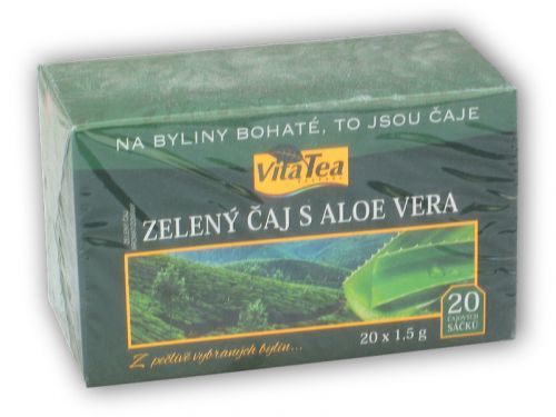 VitaHarmony Čaj Zelený s aloe vera 20 sáčků