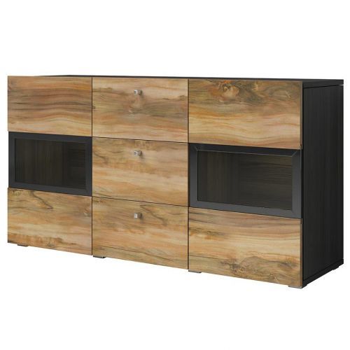 Komoda 2D3S Baros 26 ořech satin/touchwood