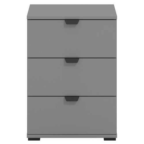 Noční Stolek Duerto 3f Šedá 11009016