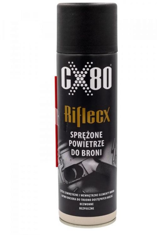Stlačený vzduch pro čištění zbraně Riflecx® 500 ml (Barva: Černá)