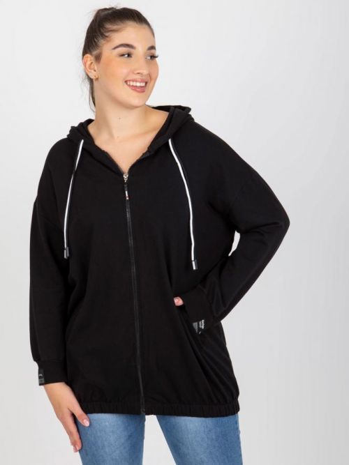 ČERNÁ MIKINA ESSENTIALS RV-BL-8277.28-BLACK Velikost: ONE SIZE