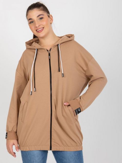 HNĚDÁ MIKINA ESSENTIALS RV-BL-8277.28-CAMEL Velikost: ONE SIZE