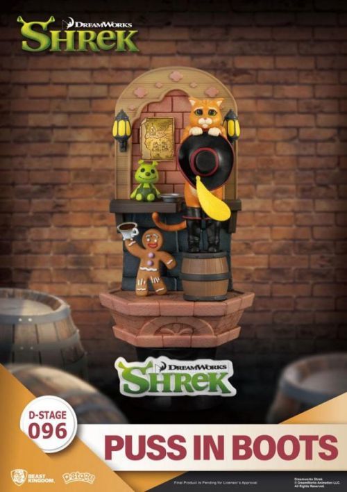 Beast Kingdom Toys | Shrek - D-Stage PVC Diorama Puss In Boots 15 cm