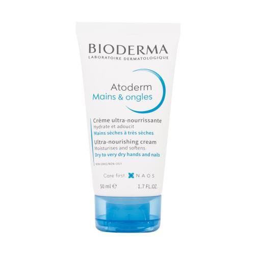 BIODERMA Atoderm Ultra-Nourishing Cream 50 ml krém pro suchou, citlivou a atopickou pokožku rukou unisex