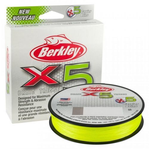 Berkley Šňůra X5 Flame Green 150m - 0,06mm 6,4kg